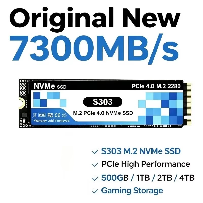 S303 M.2 NVMe 内蔵型 500GB/1TB/2T - M.2 Nvme 4Tb Pcie 4.0 Ssd のレビューと価格