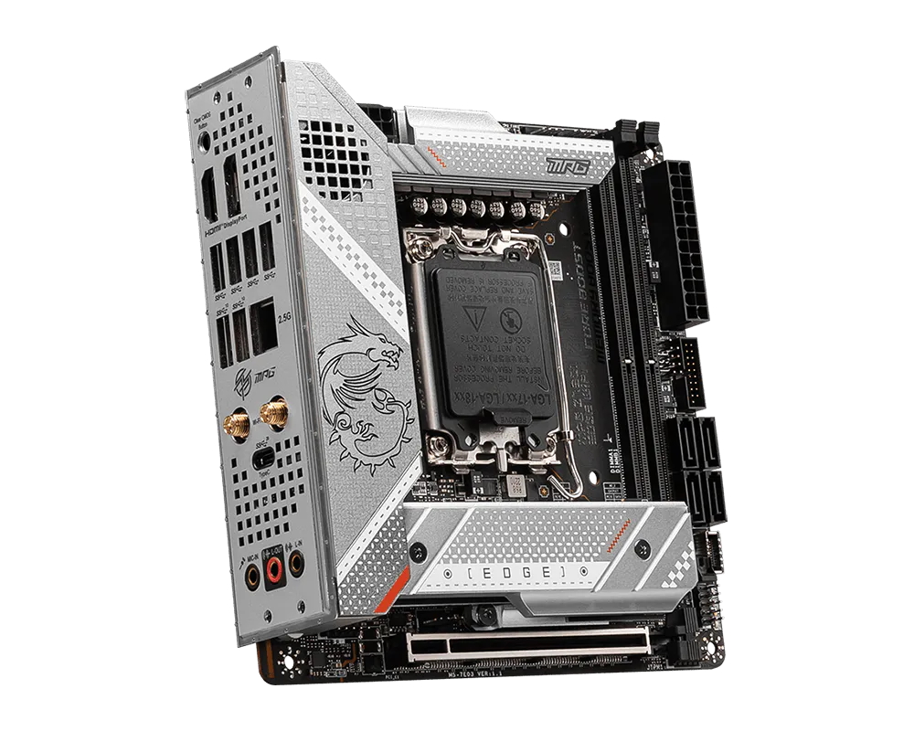 MSI MPG Z790I EDGE WIFI マザーボード - Lga 1700 Ddr5 Itx Motherboard のレビューと価格