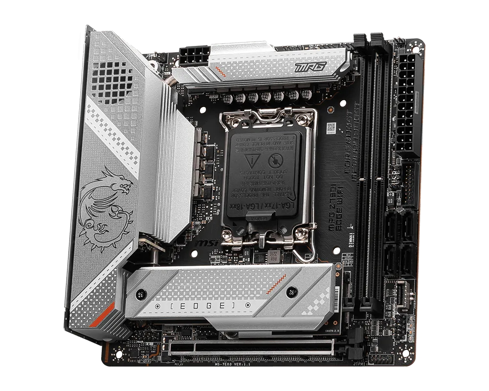 MSI MPG Z790I EDGE WIFI マザーボード - Lga 1700 Ddr5 Itx Motherboard のレビューと価格